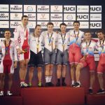 Siegerehehrung Teamsprint Weltcup Cali 17.02.2017